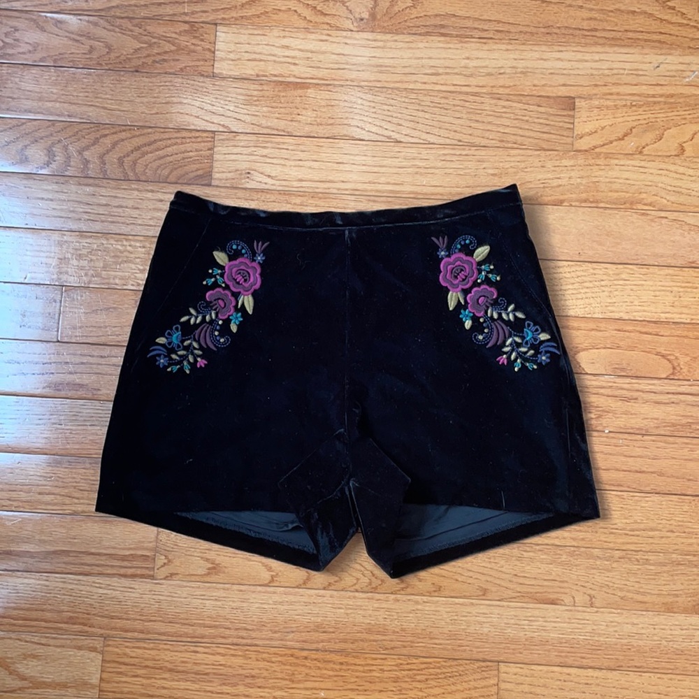 Velvet High Waist Shorts